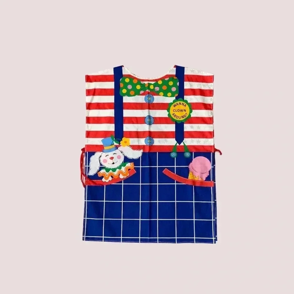 Vintage clown apron Halloween costume
